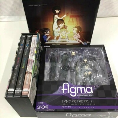 figma インセイン・ブラックロックシューター 　Blu-ray　セット RARE Black Rock Shooter Blu-ray BOX Limited Edition with