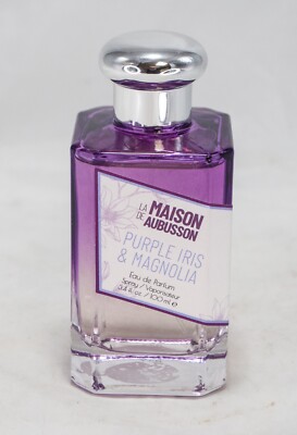 La Maison De Aubsson Purple Iris & Magnolia Eau de Parfum Spray 3.4 oz-NEW