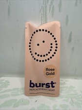 Burst Sonic Electric Toothbrush Replacement Head, Rose Gold