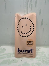 Burst Sonic Electric Toothbrush Replacement Head, Rose Gold