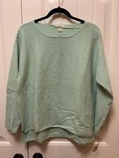 Style co. NWT S Mint Ice Boatneck Pullover Sweater 54 P170