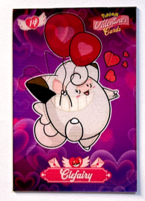 2025 POKEMON Valentine's Day 3D Card #14 GENGAR & CLEFAIRY Limited Edition  | eBay