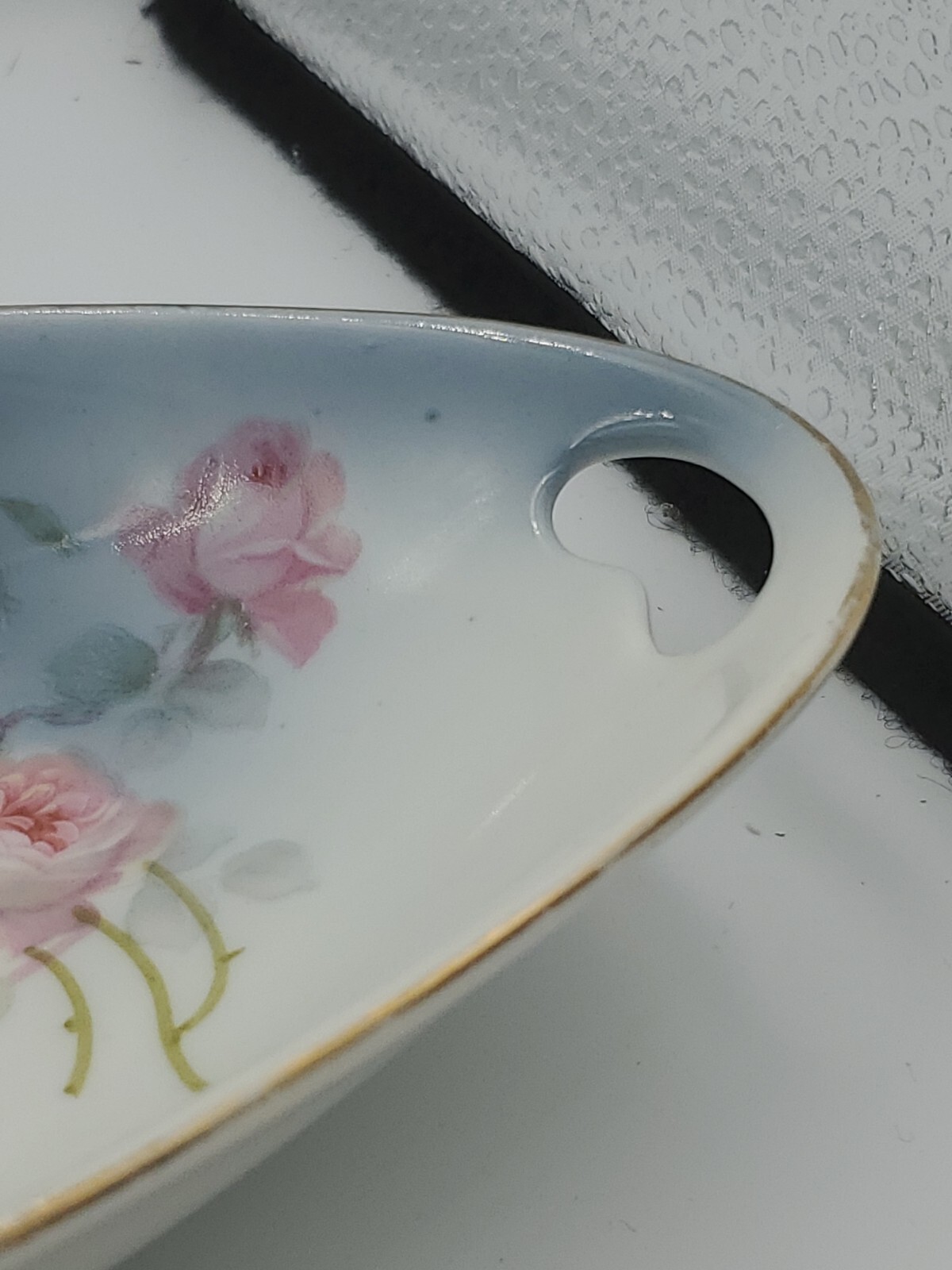 Vintage Germany Handpainted Oval Serving Bowl . Stamped p.v. vessra eBay