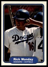 1982 Fleer #15 Rick Monday