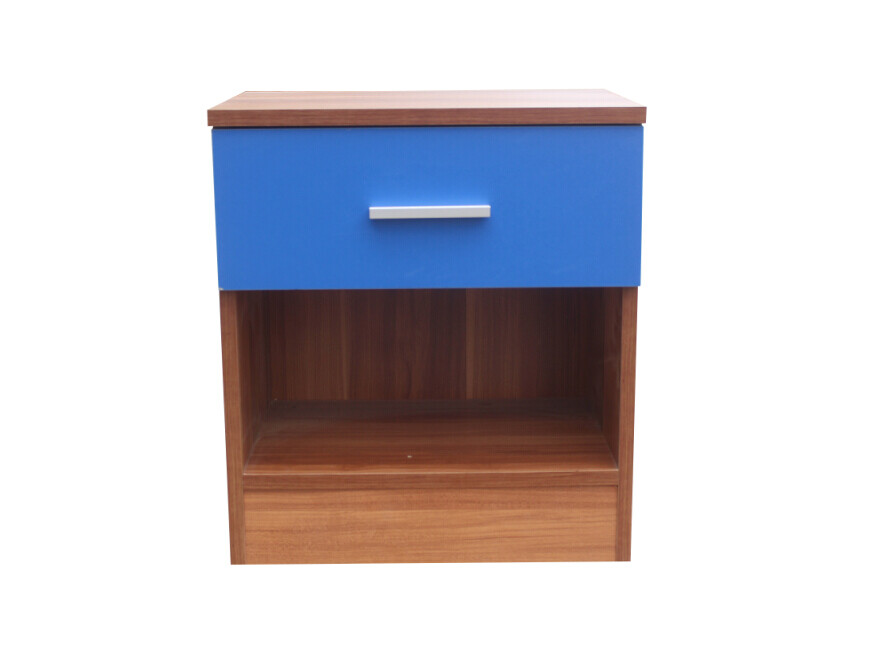 Bedside 1 Drawer Metal Handles Runners Bedroom Furniture Brand