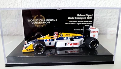 MINICHAMPS  1:43  N. PIQUET  WILLIAMS HONDA  FW 11B   WORLD CHAMPION  1987 - Bild 1 von 3