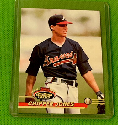 1993 Topps Stadium Club Chipper Jones RC #638 Baseball Card
