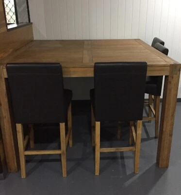 Super Amart Silverwood 9 Piece Square Bar Table And Chairs Dining Super Amart Silverwood 9 Piece Square Bar Table And Chairs