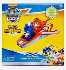 New Nickelodeon Paw Patrol Mini Jet Playset with Chase and Marshall Included