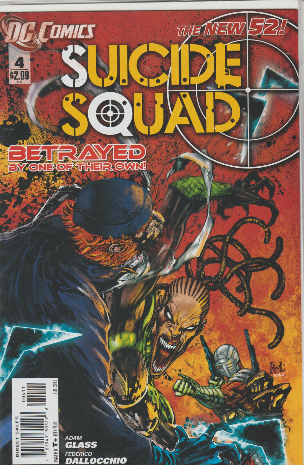 DC COMICS SUICIDE SQUAD #4 FEBRUARY 2012 NEW 52 1ST PRINT NM