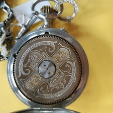 Orologio da tasca ANCRE Bruxelles 1910 Spiral Breguet carica manuale