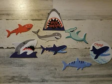 paper studio sharks stickers