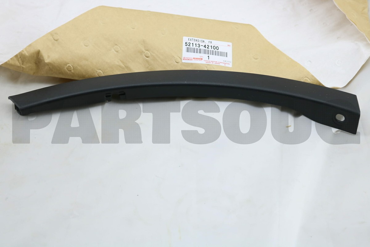 5211342100 Genuine Toyota EXTENSION, FRONT BUMPER, LH 52113-42100
