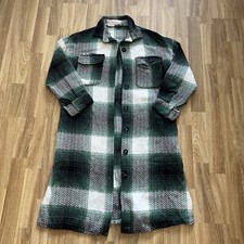 Ladies I Saw It First Longline Heavy Weight Shacket Size S-m ❤️