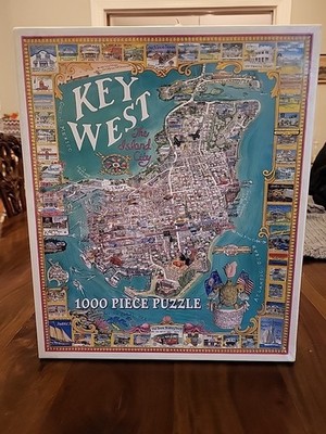 NEW White Mountain Key West 1000pc Jigsaw Puzzle 1994 Conch Republic SEALED 