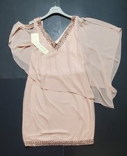 NWT J Kara Beaded Knee Lenth Dress Size 10