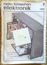 DDR Zeitschrift Radio Fernsehen Elektronik- Jhg. 1990, ges. 2090g