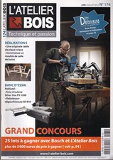 L'ATELIER DU BOIS N°174 TABLE PIQUE-NIQUE ORIGINAL / MEUBLE SdB / BOIS FLOTTE