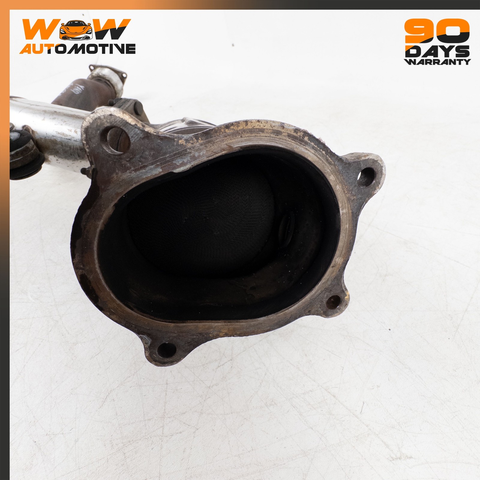 04-13 BENTLEY CONTINENTAL GT 6.0L FRONT RIGHT EXHAUST DOWNPIPE CATALYST OEM