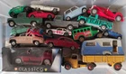 VINTAGE & LATER DIECAST TOY JOB LOT DINKY CORGI etc SAAB LAND ROVER CARS etc