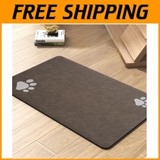 Non-Slip Dog Bowl Mat - Quick Dry Pet Supplies