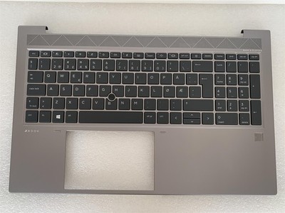 HP Zbook Firefly 15 G7 M07495-091 Norwegian Keyboard Norse Palmrest NEU