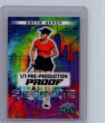 Sofia Kenin 2024 Leaf 1/1 Pre Production Proof