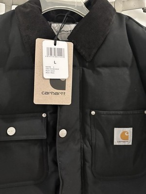 New Carhartt WIP RAYLER taffeta-lined Insulated Jacket Black Mens