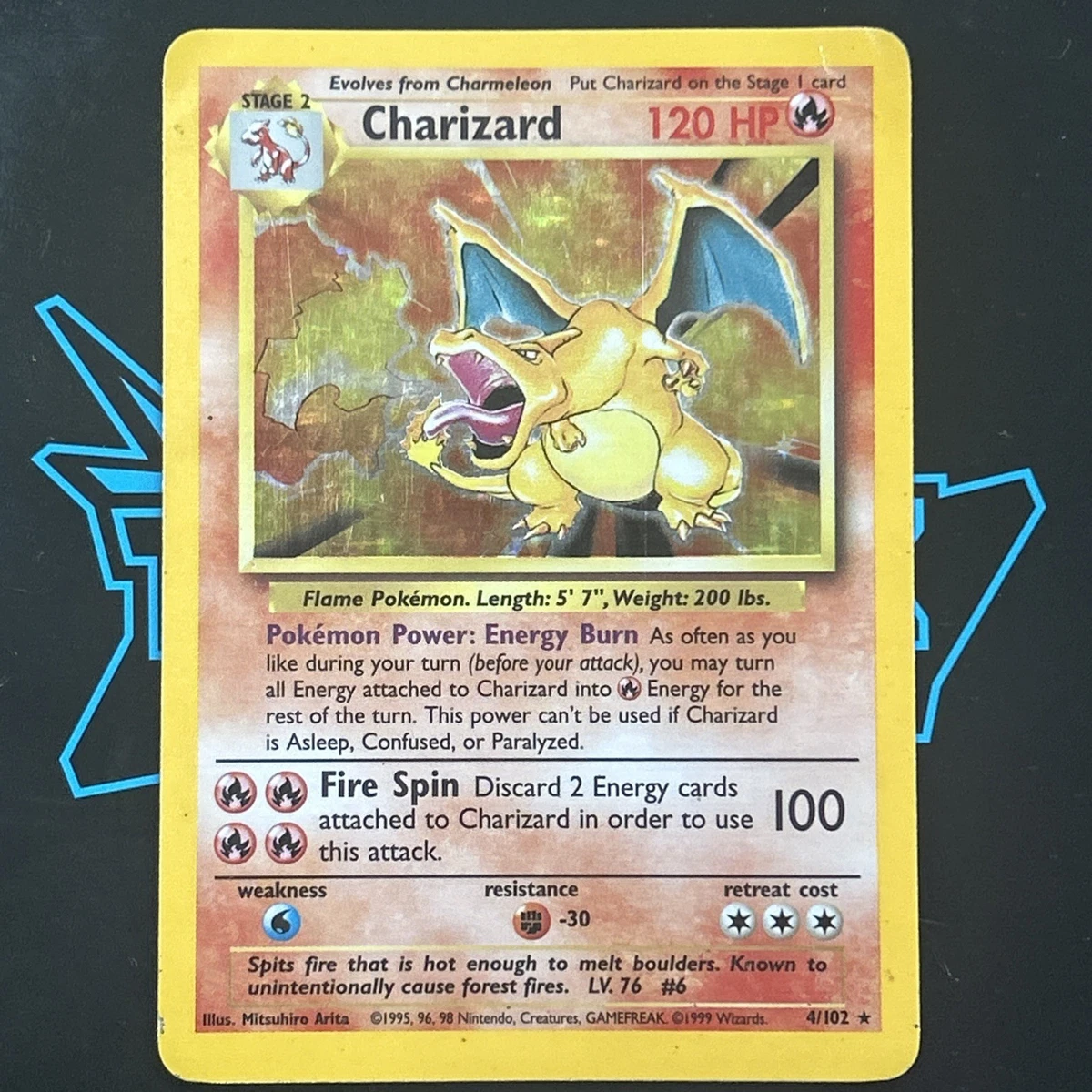 Charizard Pokémon TCG Individual Trading Card Games Base Set in