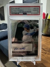2025 Prizm Ethan Holliday #/25 RC PROSPECT SIGNATURES MOJO PRIZM AUTO PSA 10
