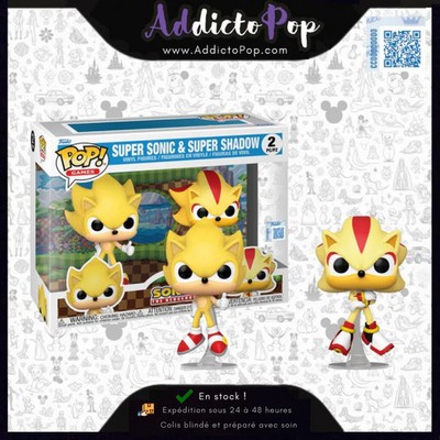 Funko Pop! Sonic The Hedgehog [2-Pack] - Super Sonic & Super Shadow (Special Edi