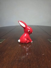 Vintage W Goebel KT804 Walter Bosse Red Rabbit Figurine Germany 