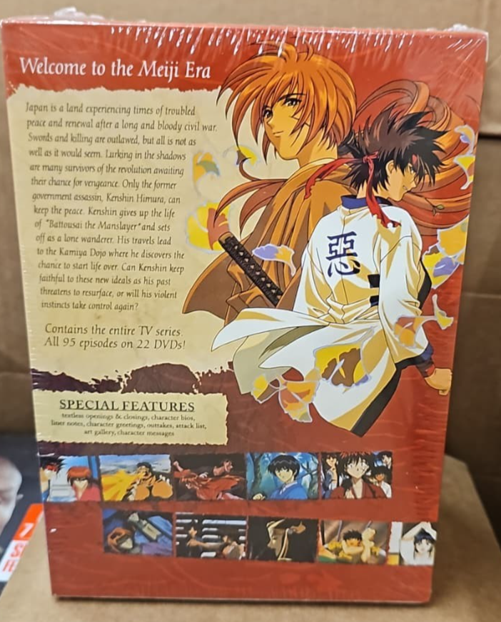 Rurouni Kenshin: The Complete Series (DVD, 2010, 22-Disc Set) for