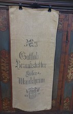 Alter Sack 1924 Leinensack Getreide Mehlsack Bauern-Leinen antik Küfer Wankheim
