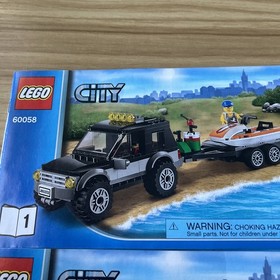 LEGO&reg; City 60058 SUV With Watercraft Instruction Manuals Only