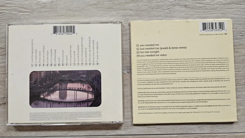 Boyzone - 2 CDs, You Needed Me  und By Request Album - Bild 2 von 2