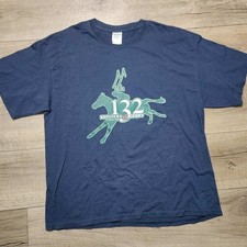 Vintage 2006 Kentucky Derby 132 Churchill Downs T-Shirt Mens XL Navy Blue Gildan