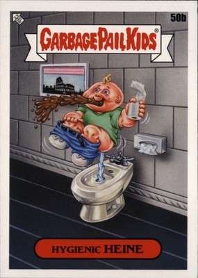 2023 Topps Garbage Pail Kids GPK Go On Vacation - Hygienic Heine Card #50b
