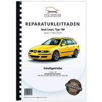 Seat Leon Typ 1M 1999-2006 5 Gang Schaltgetriebe 02J Kupplung Reparaturhandbuch