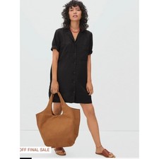 Everlane The Linen Workwear Dress