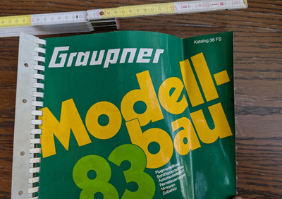 Graupner Modellbau-Katalog aus dem Jahr 1983
