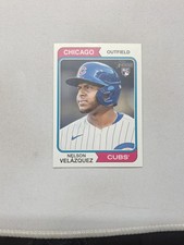 2023 #371 Nelson Velazquez Topps Heritage Baseball RC Chicago Cubs