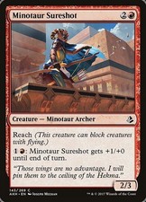 Minotaur Sureshot 4x FOIL AKH MTG Amonkhet Common MINT red
