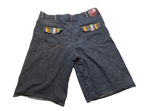 Chams Jeans Shorts Baggy Vintage Hip Hop Herren Größe 48-16 Y2K - Bild 2 von 8