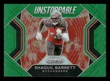 2020 Panini Prizm #5 Shaquil Barrett Unstoppable Prizms Green Buccaneers