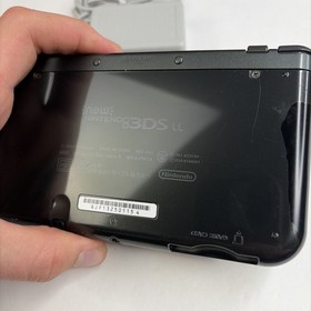 New Nintendo 3DS XL LL Black Console  - Tested! W Charger Stylus
