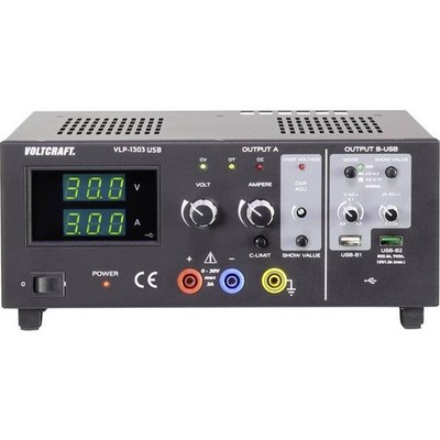 VOLTCRAFT VC-8146845 VLP-1303 USB Adjustable Lab Power Supply 0 - 30