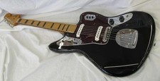 Guitare électrique FENDER MEXICO VINTERA II 70S JAGUAR MN BLK