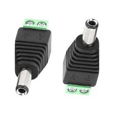 20PCS Male DC Power Jack Terminal Connectors Power Connector 5.5mm x 2.5mm