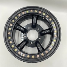 LR Defender /Discovery I /RRC Real Beadlock Wheels 16x8 Gloss Black #1 Scratched